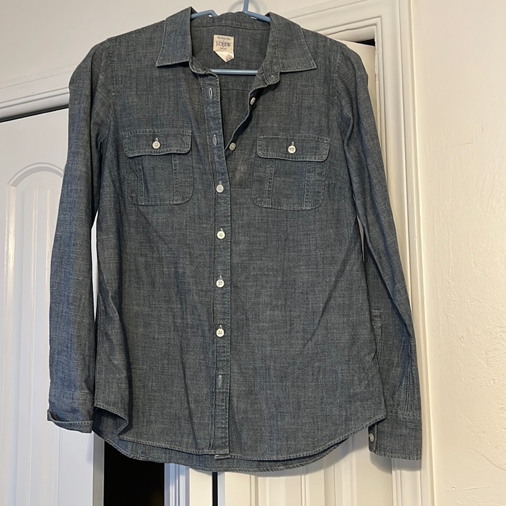 JCREW Denim Button-Down Shirt